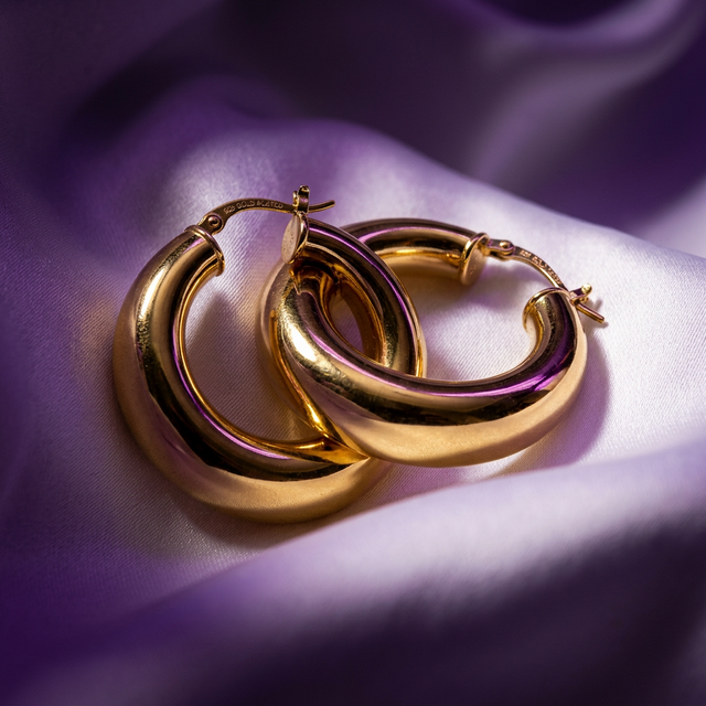 Starlit Zirconia Hoops